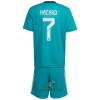 Officiële Voetbalshirt + Korte Broek Real Madrid Eden Hazard 7 Derde 2021-22 - Kids